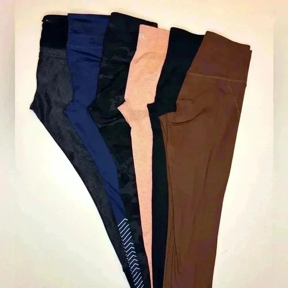 Set of 6 Women’s Sport leggings Size Small - Picture 2 of 14